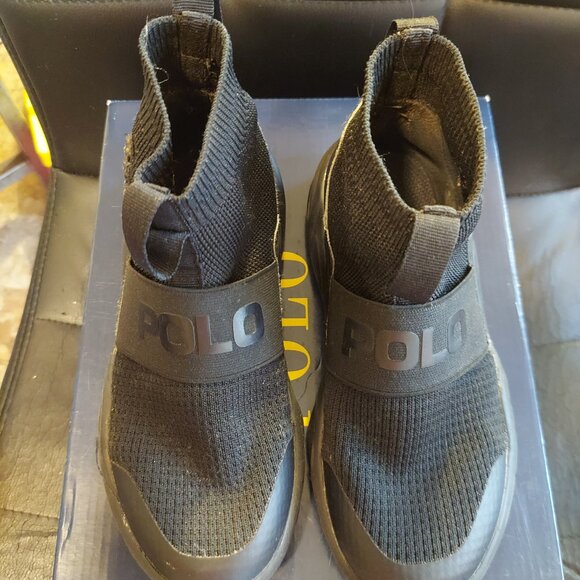 Polo Ralph Lauren Triple Black Chaning Bootie - Picture 1 of 6